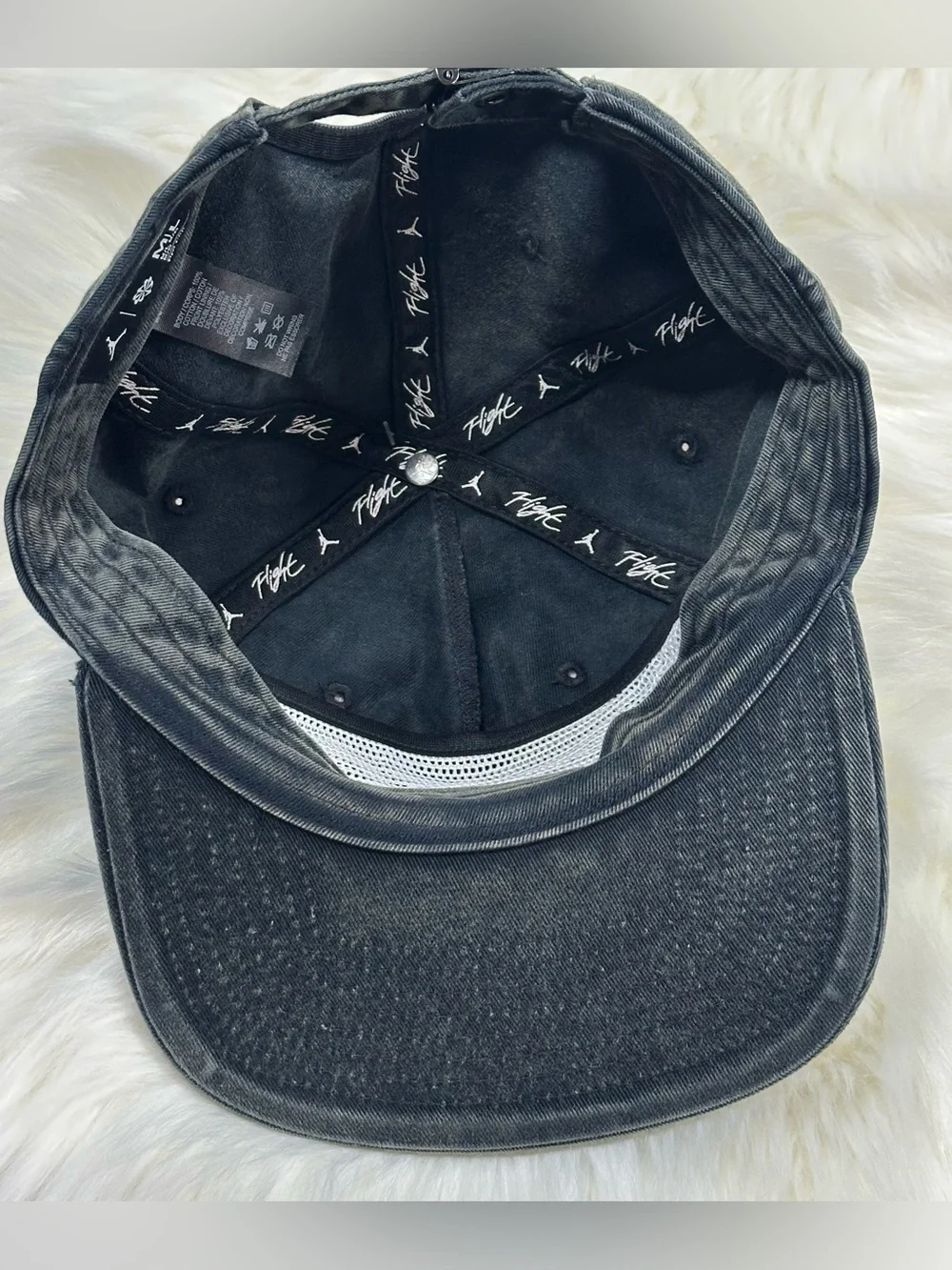 Jordan Black Script Logo Cap
